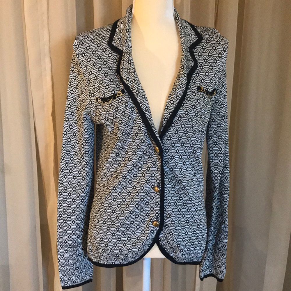 GRACE DANA LEWIS CARDIGAN JACKET SIZE M